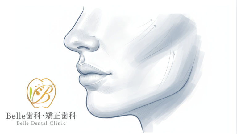 矯正中にほうれい線が目立つって本当?口元の変化と表情筋の関係を徹底解説